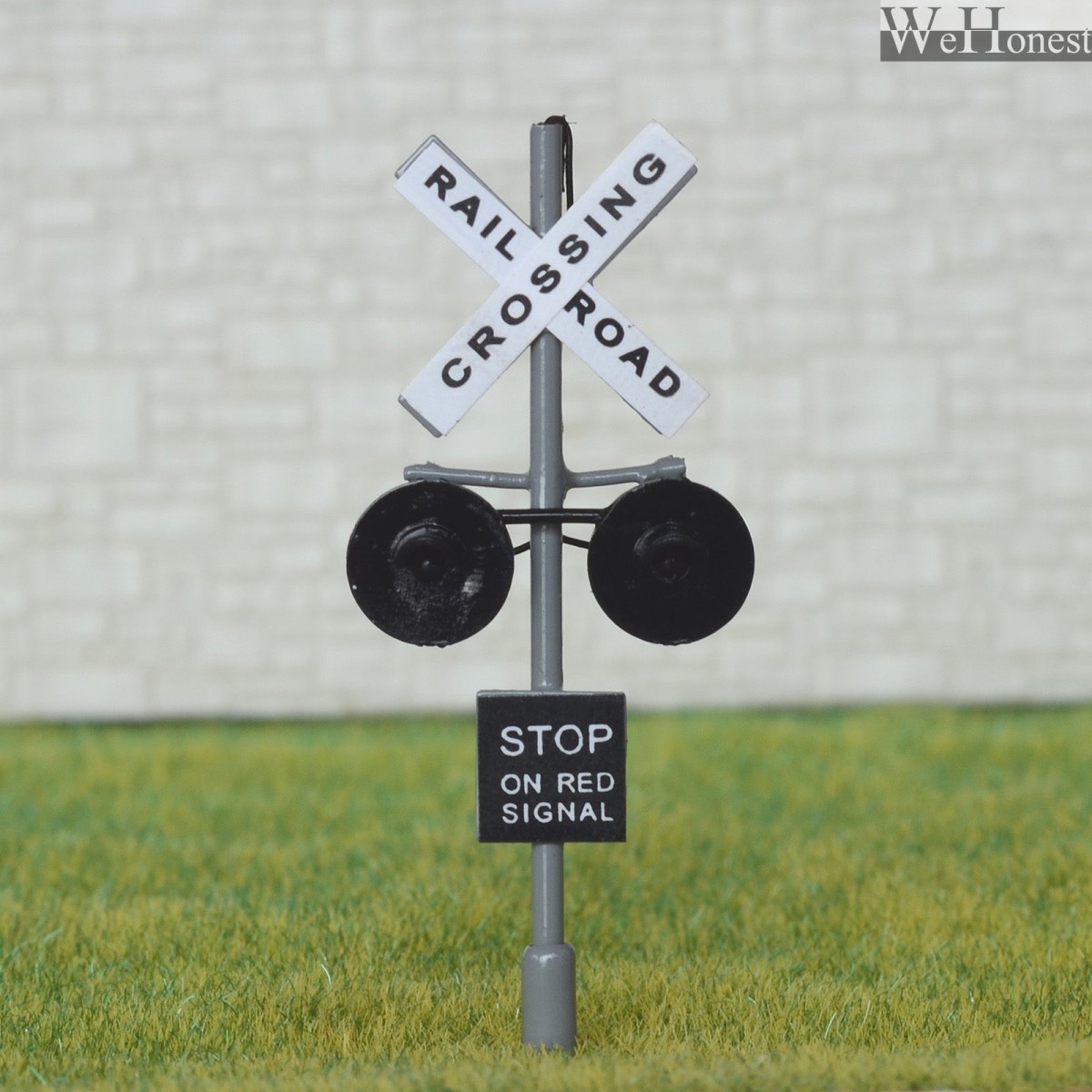 1 x HO Scale Railroad Crossing Signals LED flashing + Circuit board flasher